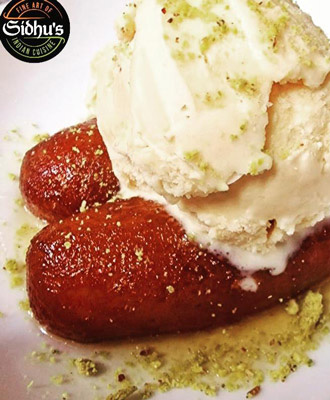 Sidhu’s Restaurant Perth Gulab jamun 